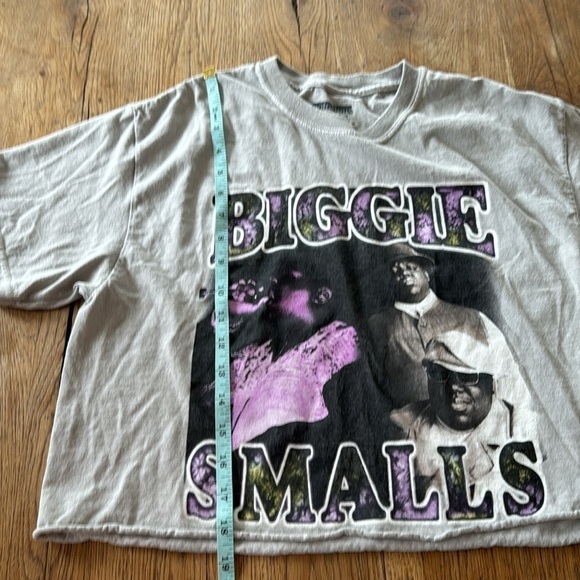 BIGGIE SMALLS CUT OFF T SHIRT THE NOTORIOUS B.I.G! - Picture 4 of 6